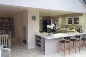 Kaye Developments refurbishments to kitchen at rear of house